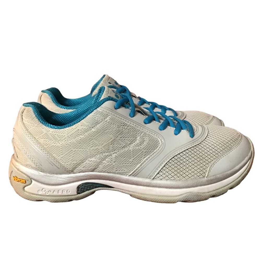 ABEO Aero System ASTRA Sneakers Women 9M Vibram Grey Blue Walking Athletic Shoes